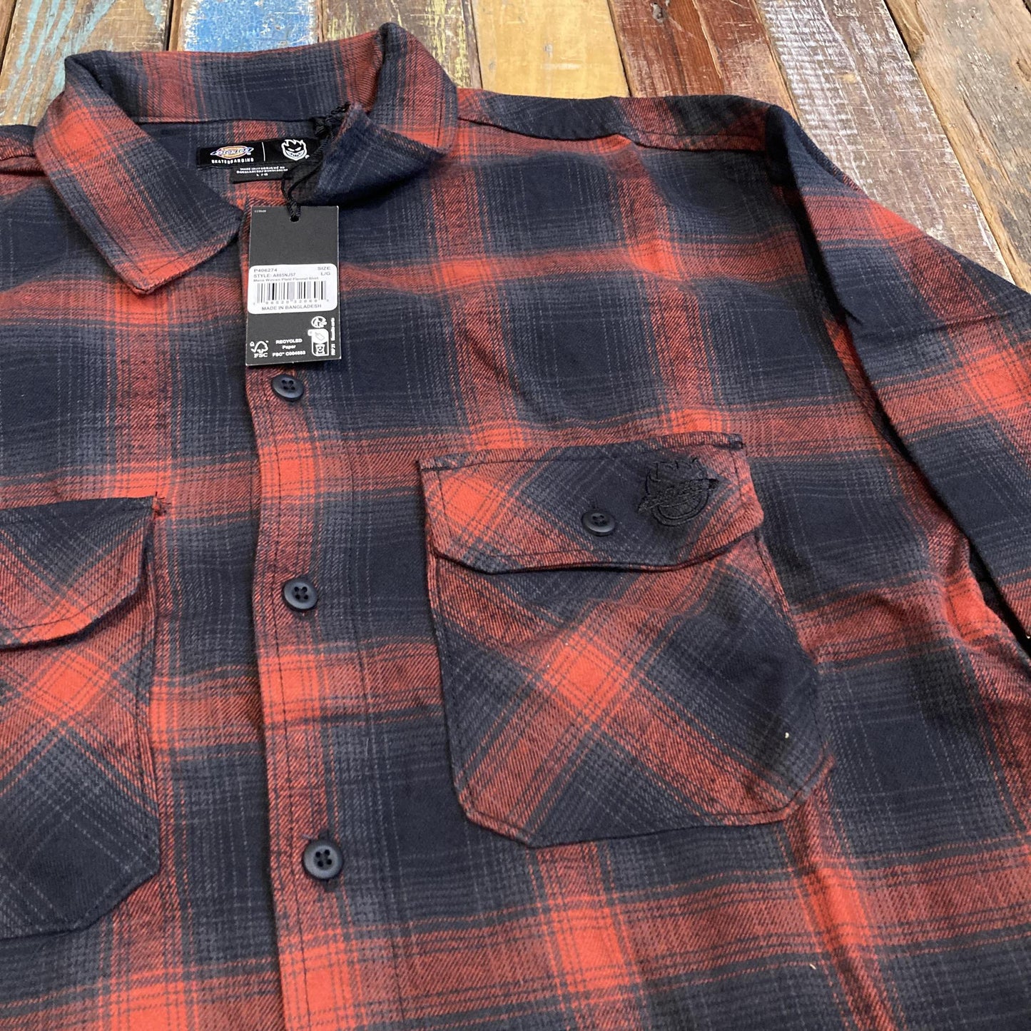 Dickies X Spitfire Woven Longsleeve Shirt