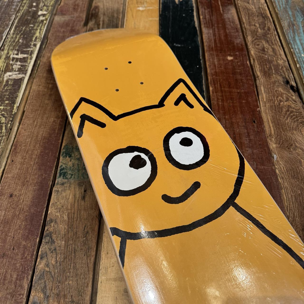 Meow Skateboards Big Cat Deck Yellow - 8.00"