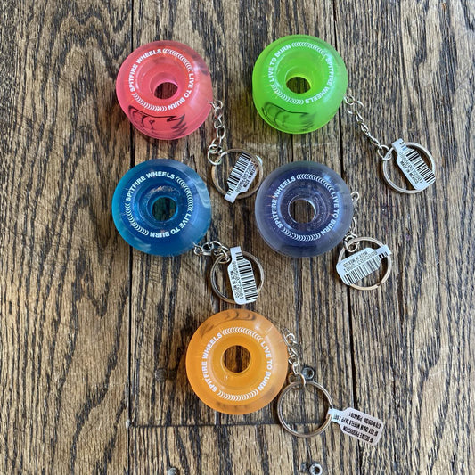 Spitfire Wheels Sapphire Keychain