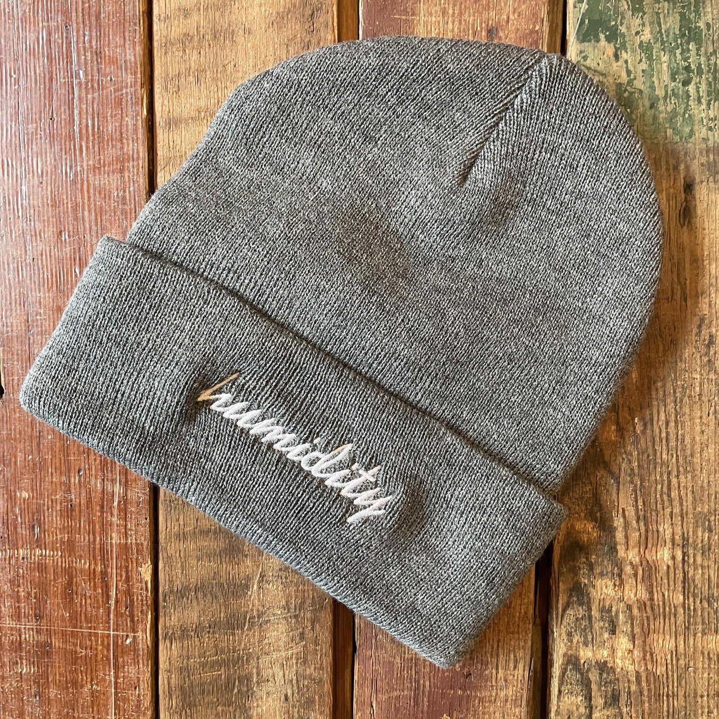 Embroidered Beanie