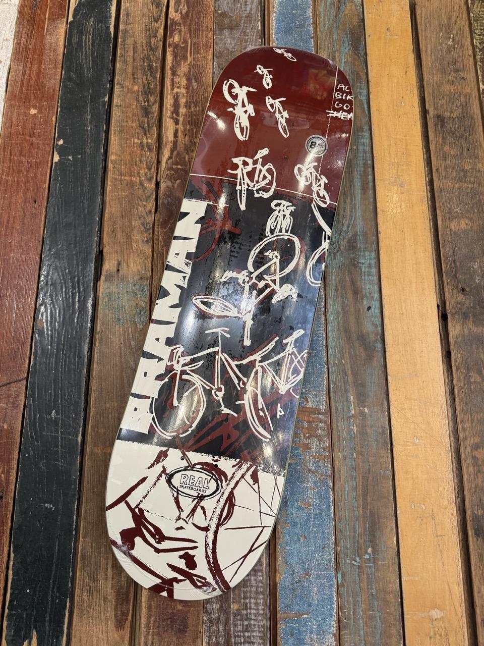 Real Skateboards Patrick Praman BIKE PURG 8.25" Deck