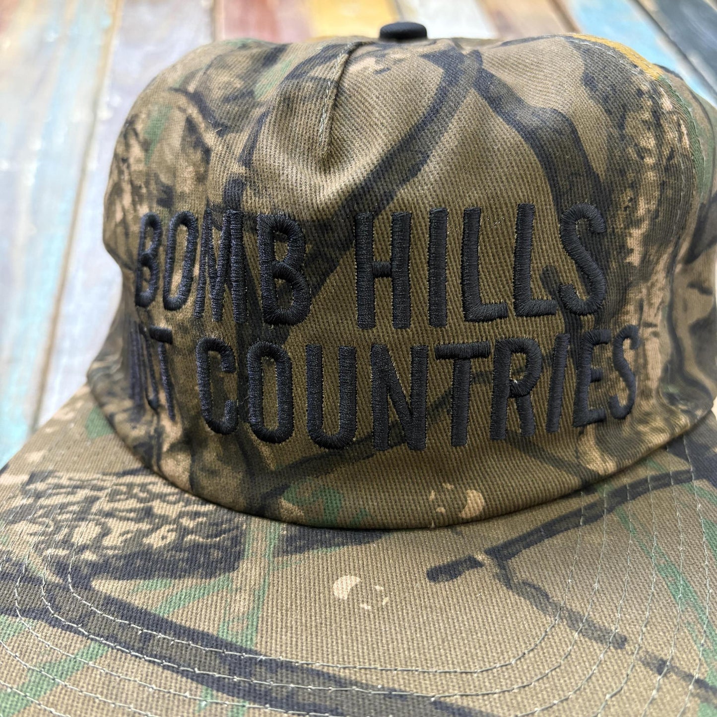 GX1000 Bomb Hills Hat - Camo - 5 Panel Polo Snapback