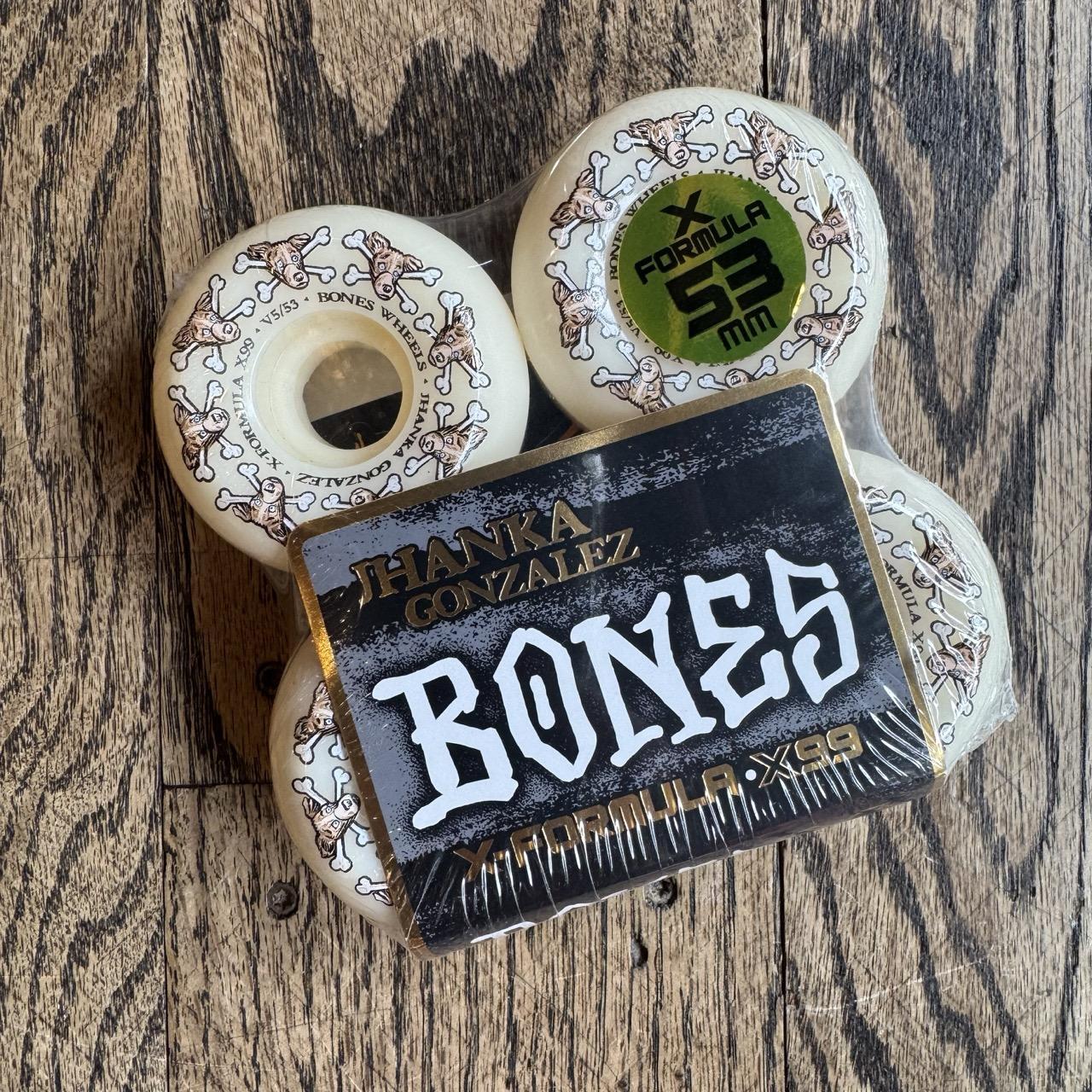 Bones Wheels JHANKA VATO DOG 53MM V5 SIDECUTS X-FORMULA 99A Duro