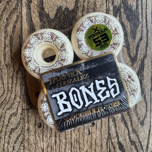 Bones Wheels JHANKA VATO DOG 53MM V5 SIDECUTS X-FORMULA 99A Duro