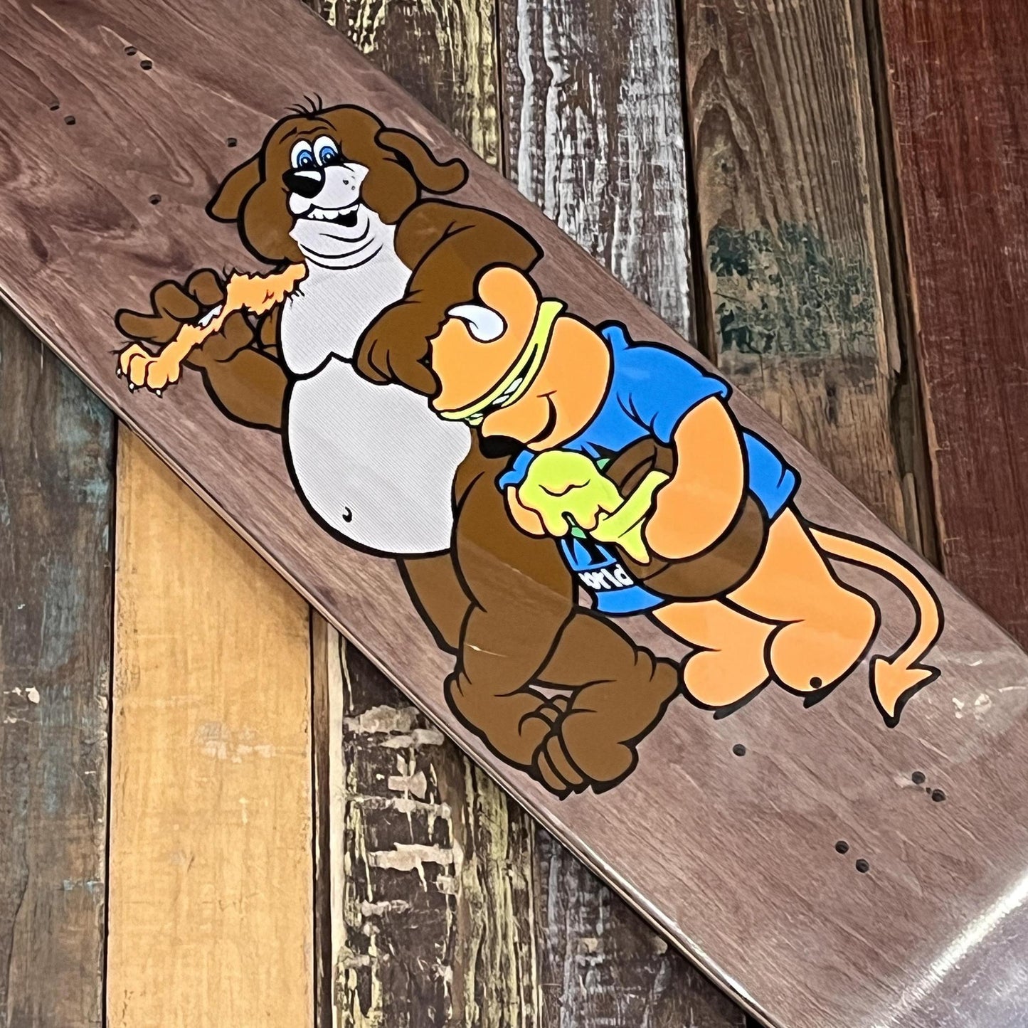 World LTD Edition Rodney Mullen Bear Screenprinted Deck - 7.375"