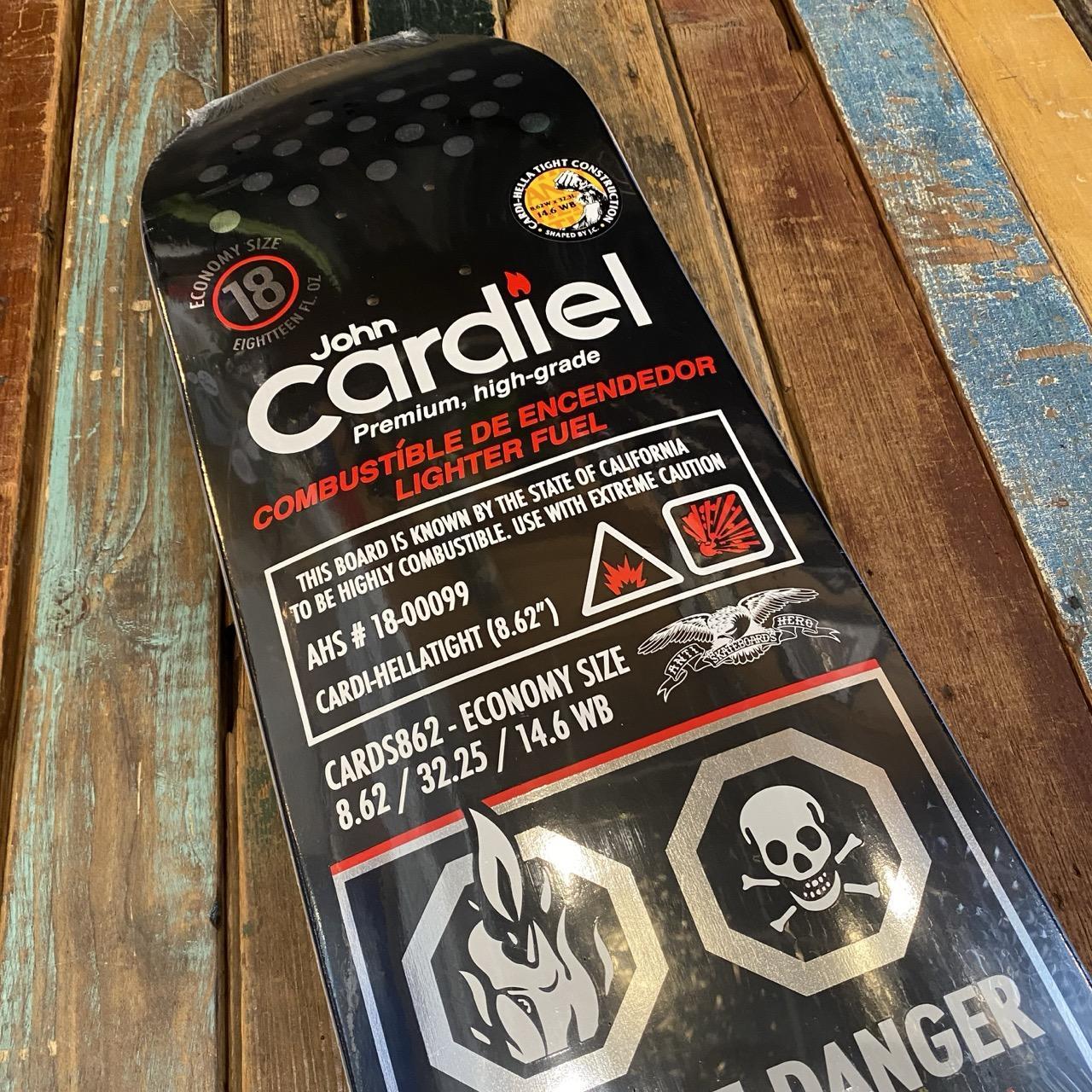 Anti-Hero John Cardiel FUELED UP 8.62" Deck