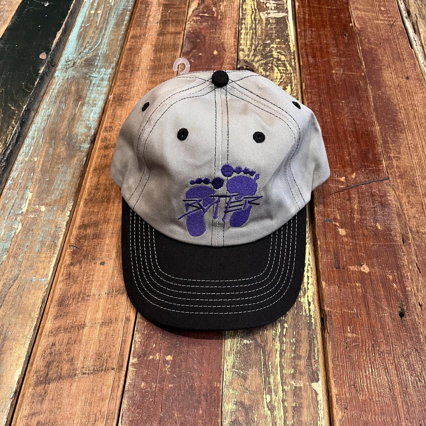 Footprints 6 Panel Cap