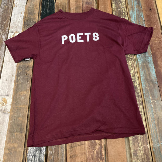 POETS OG FLOCK TEE MAROON