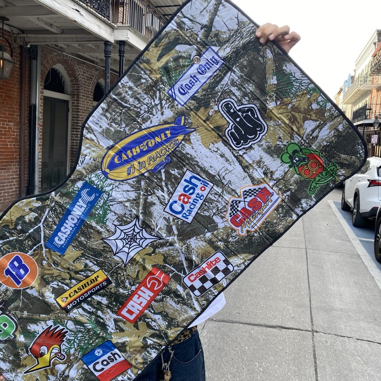 Cash Only Car Sunshade