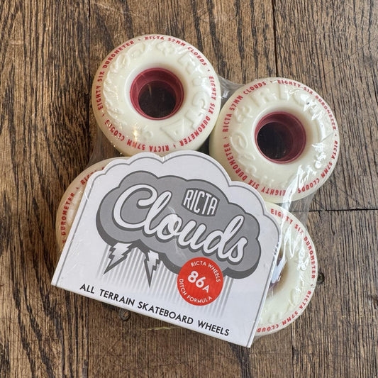 57mm Clouds Red 86a Ricta Wheels