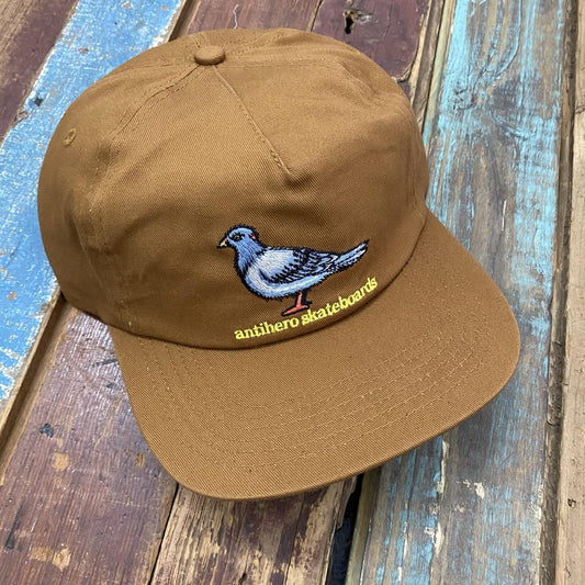 Anti-Hero LIL PIGEON Hat (Brown/Yellow)