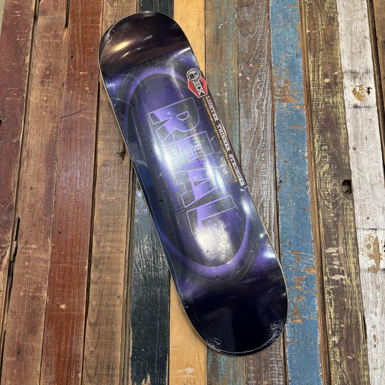 Real DBX Oval Purple Foil Deck 8.38"