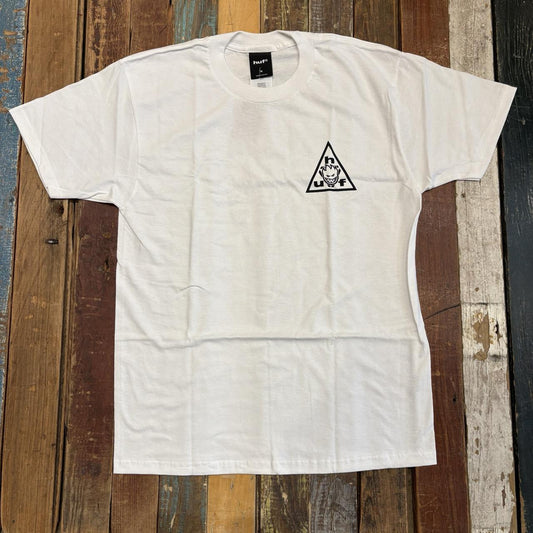 HUF X SPITFIRE Sticker Tee - (WHITE)