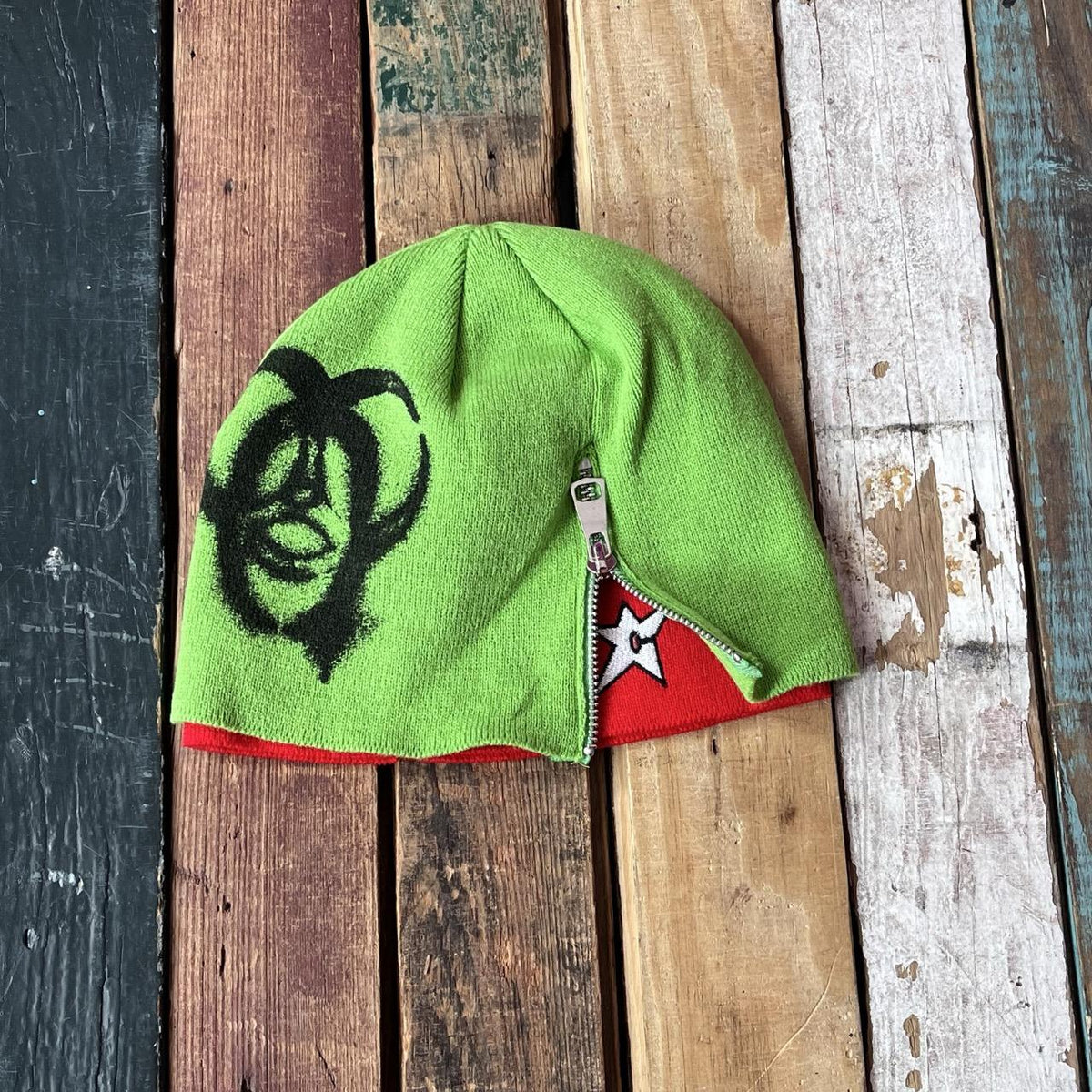 Carpet Company Biohazard Zip Beanie