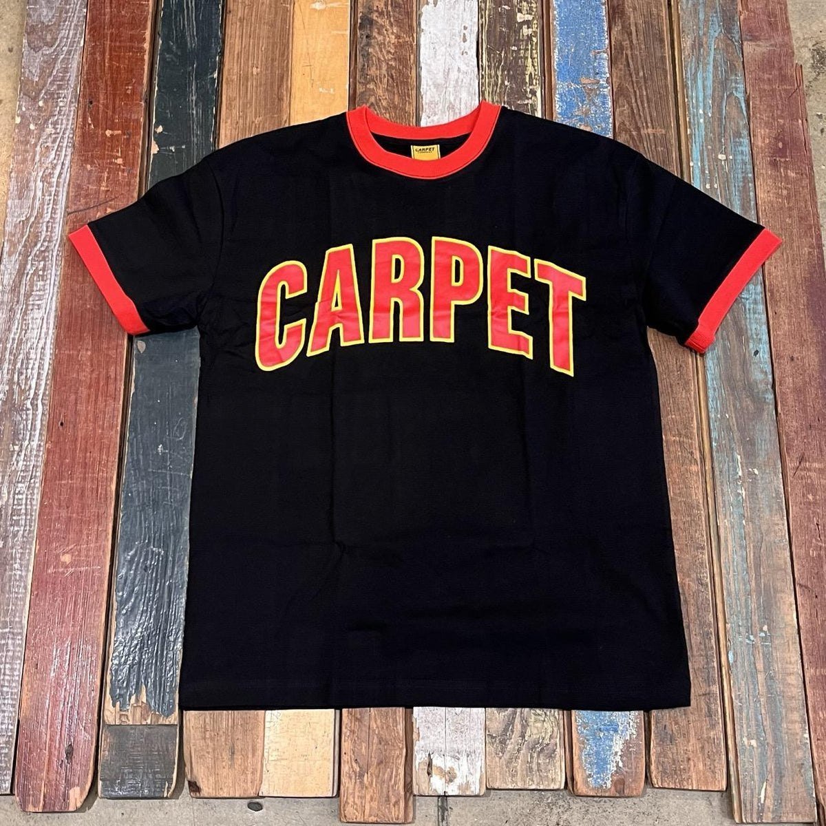 Carpet Company Varsity Ringer Tee