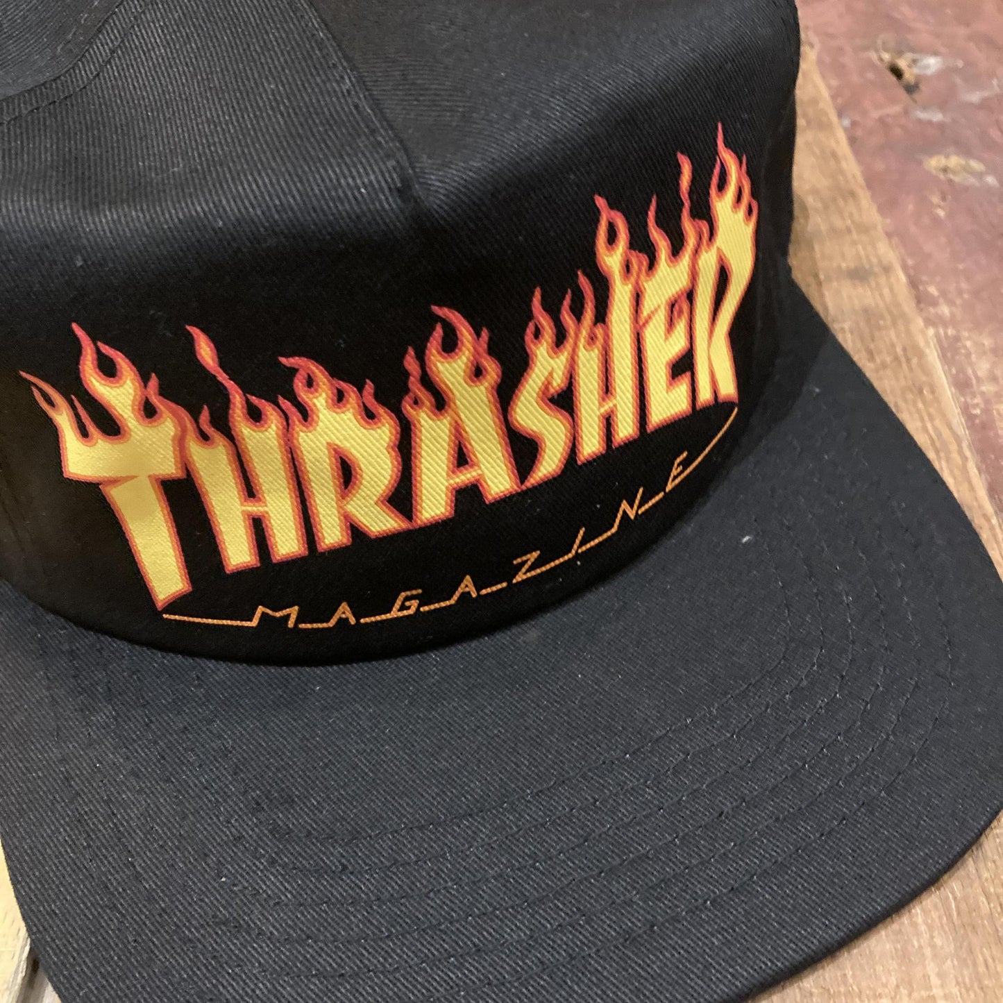 PRINTED FLAME - SNAPBACK - BLACK