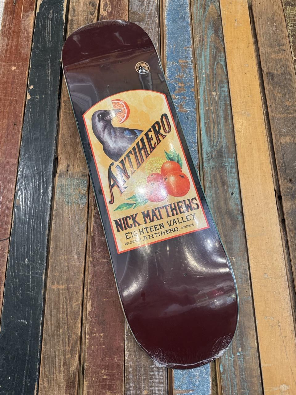 Anti-Hero Nick MATTHEWS HOMER 2 - 8.62" Deck