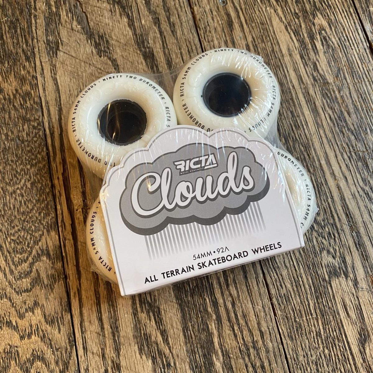 54mm Clouds Black 92a Ricta Wheels