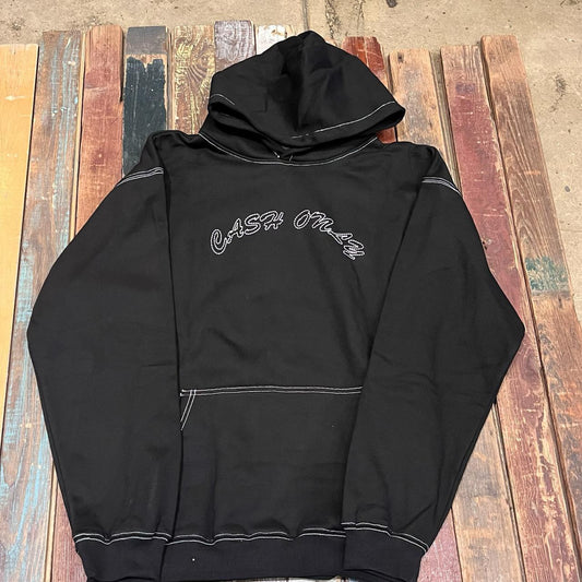 Cash Only Stitch Logo Pullover Hood