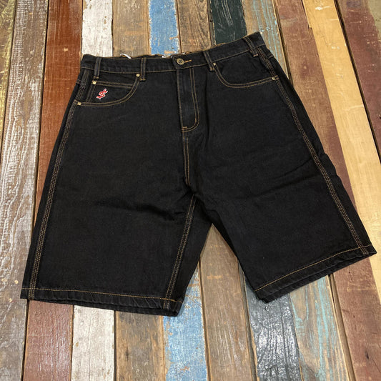 Logo Denim Shorts