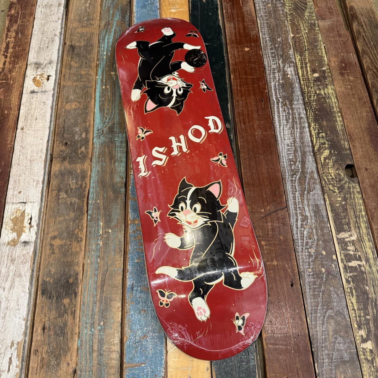 Real Skateboards ISHOD Kitty Scratch Deck