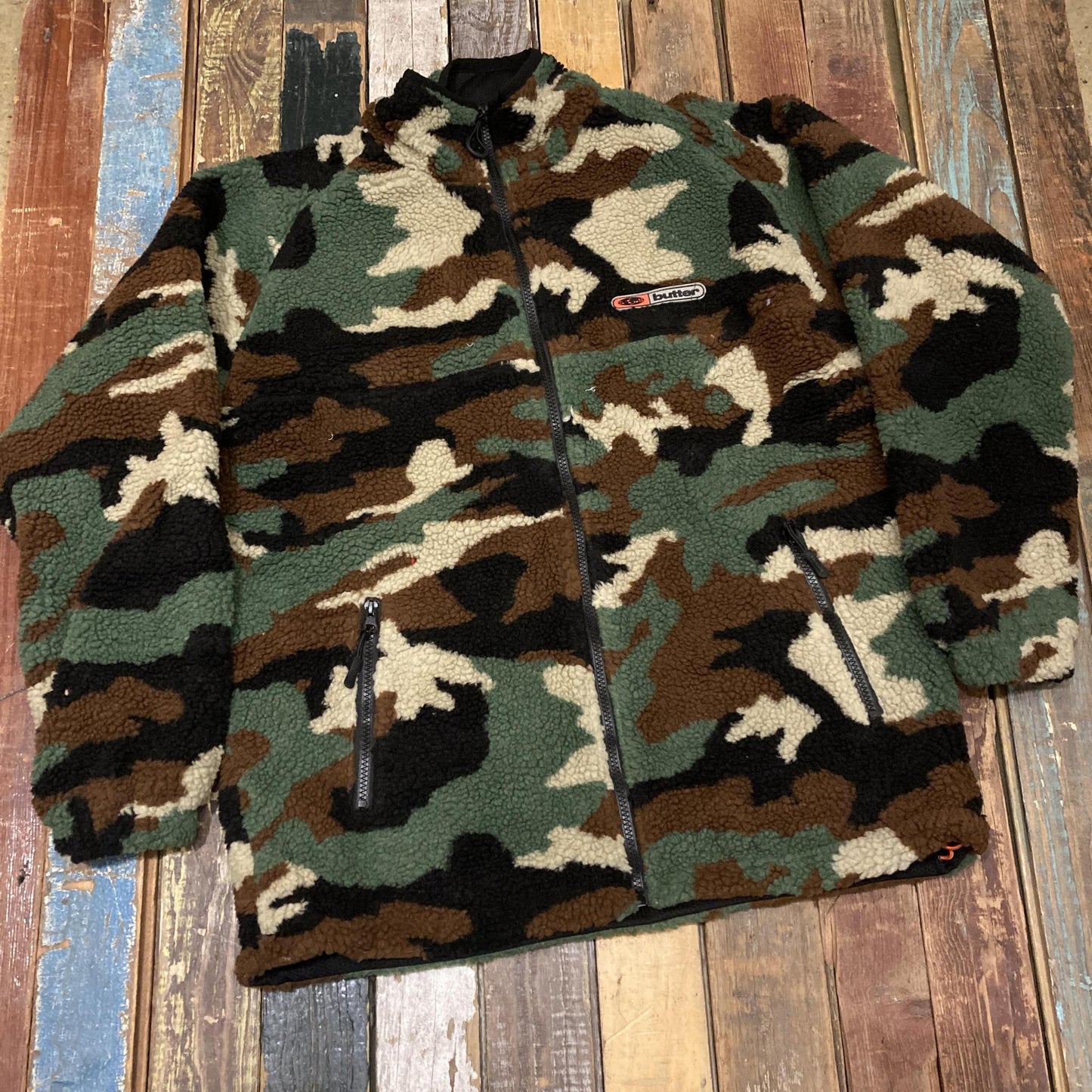 Camo Sherpa Jacket