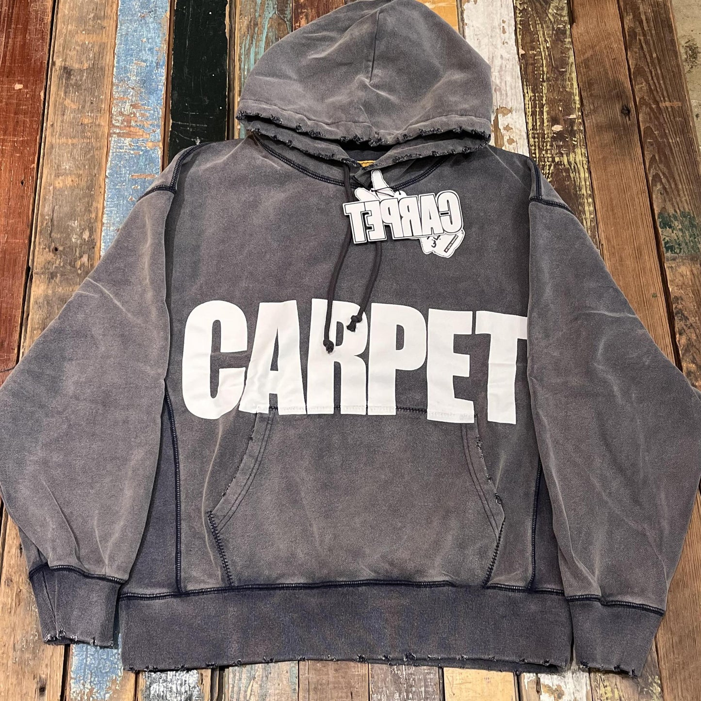 Carpet Company BATTERED HOODIE FADED