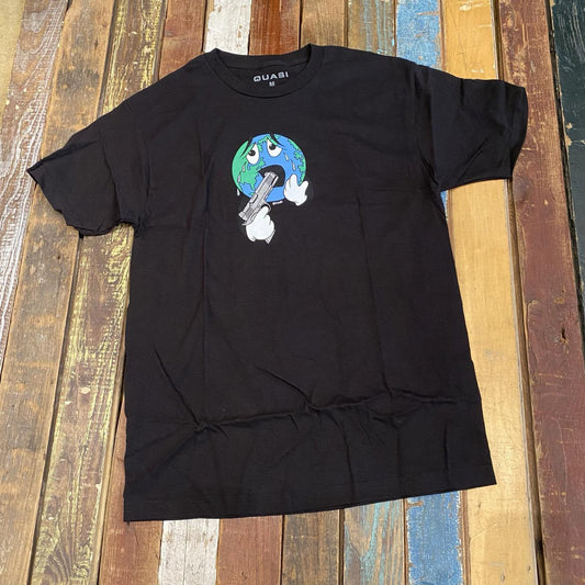 Quasi World Black Tee