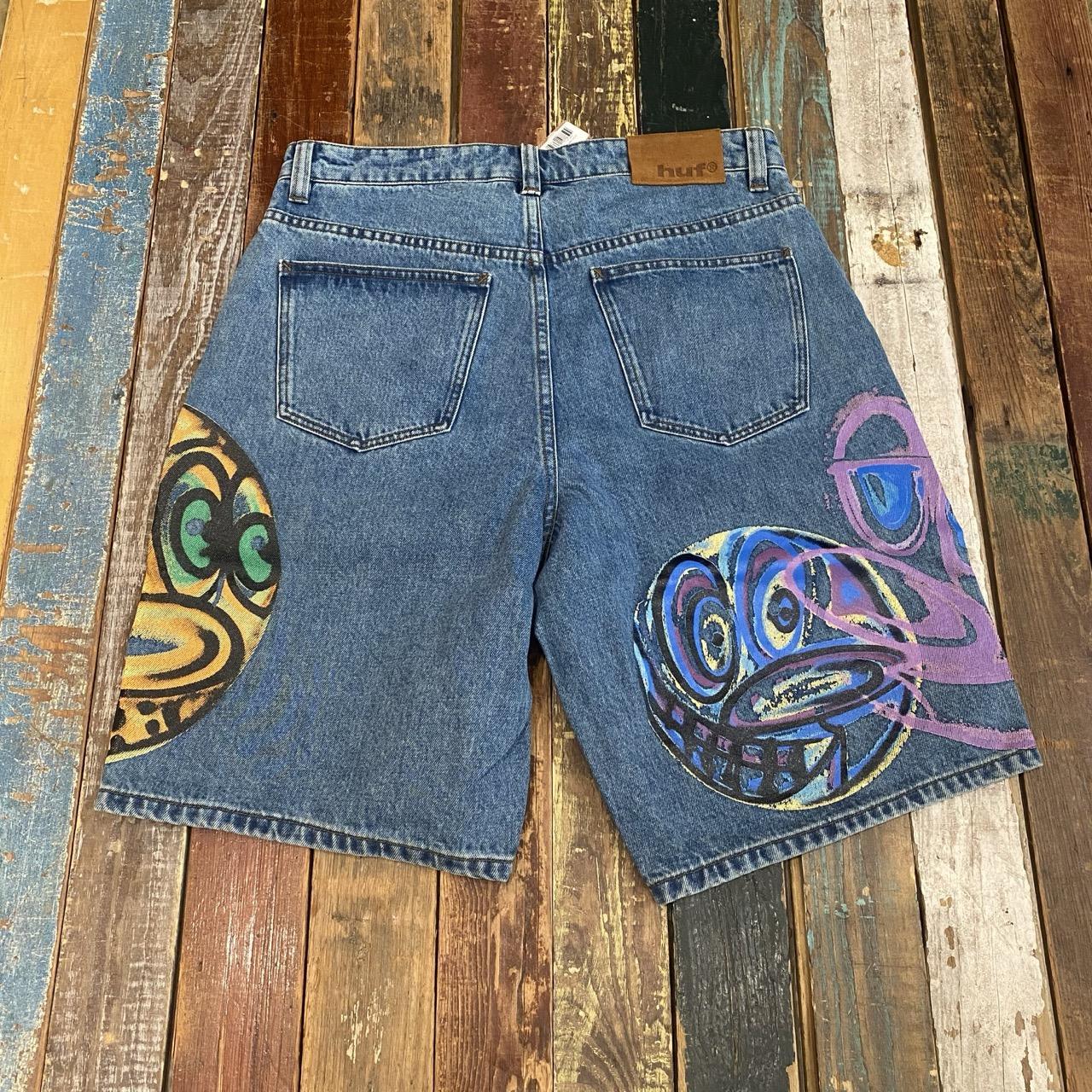HUF Spray Guys Denim Shorts