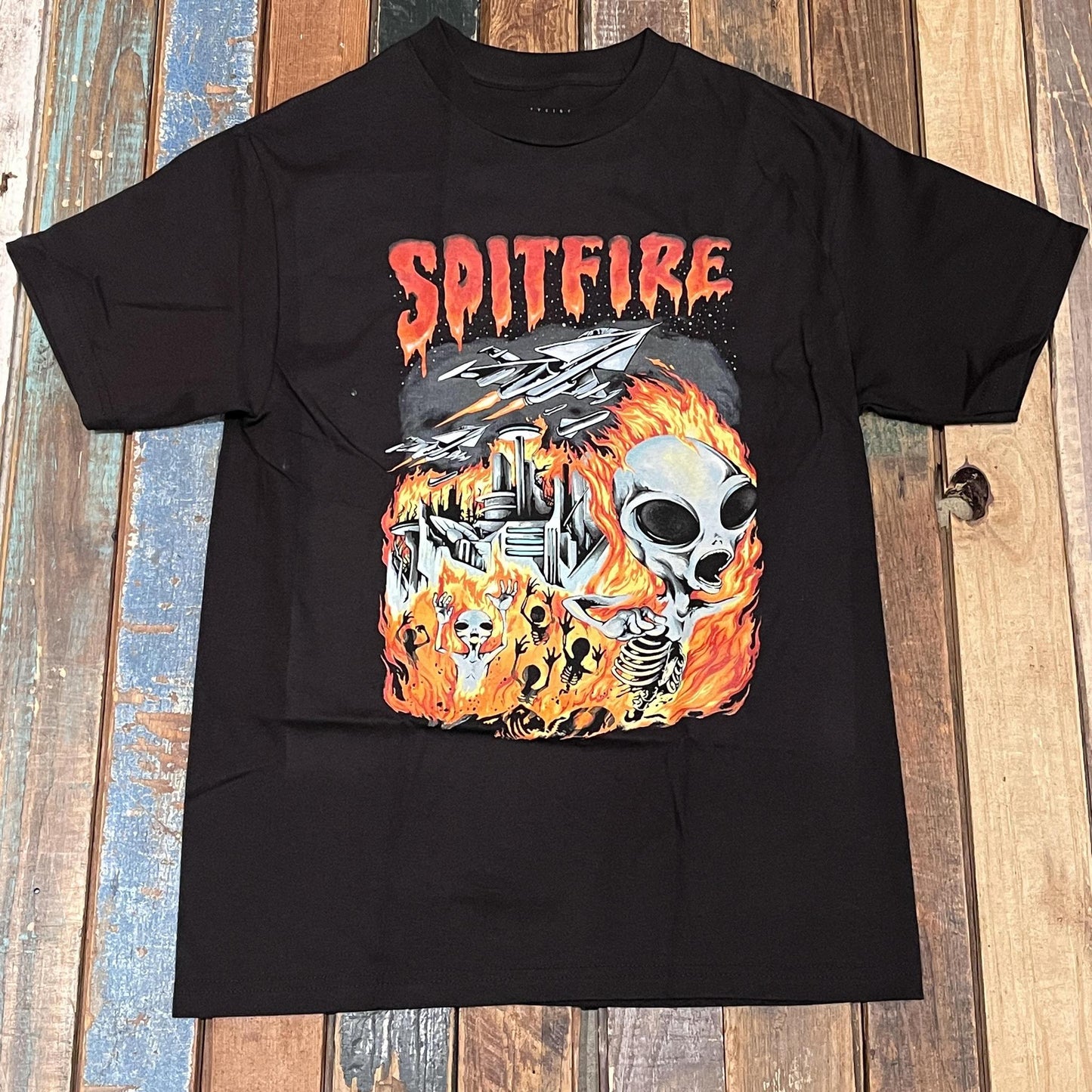 Spitfire Invasion Premium Black Tee