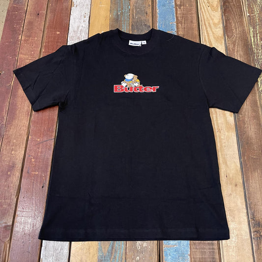 Teddy Logo Tee Black