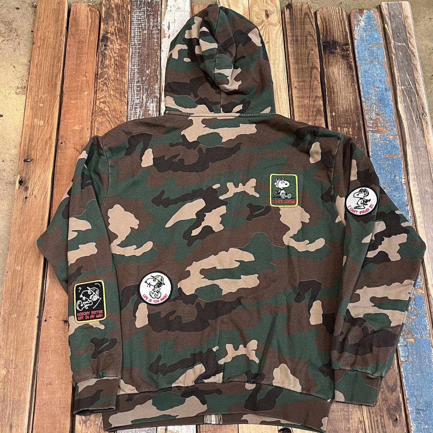 Patches Zip-Thru Hood