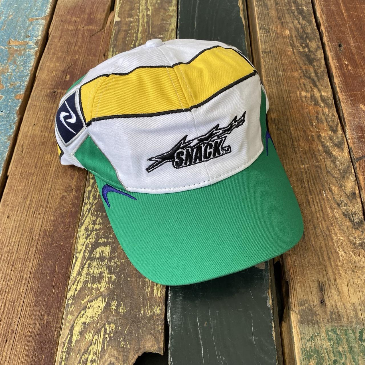 Snack Circuit Panel Hat (White/Green/Yellow)