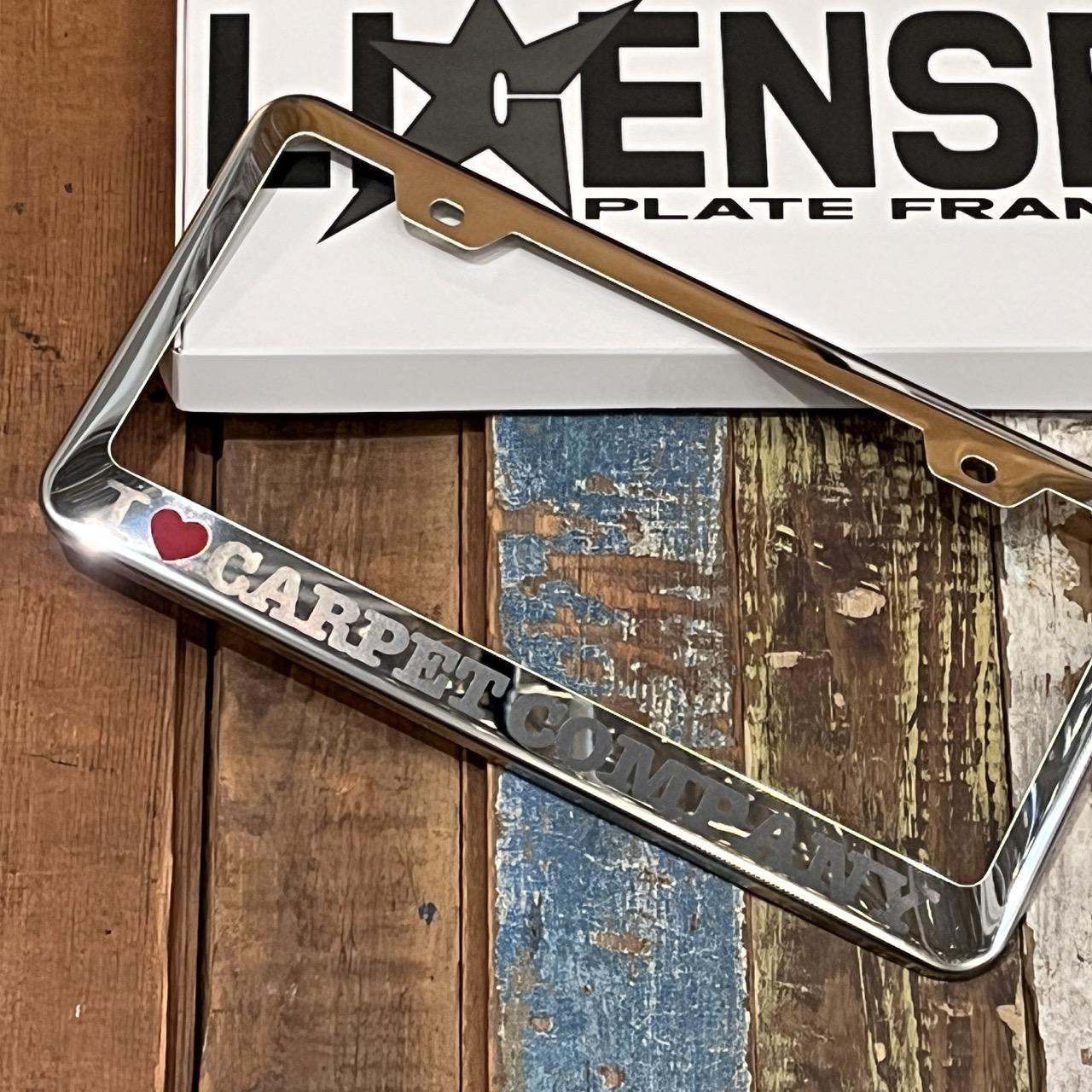 I Heart License Plate Frame