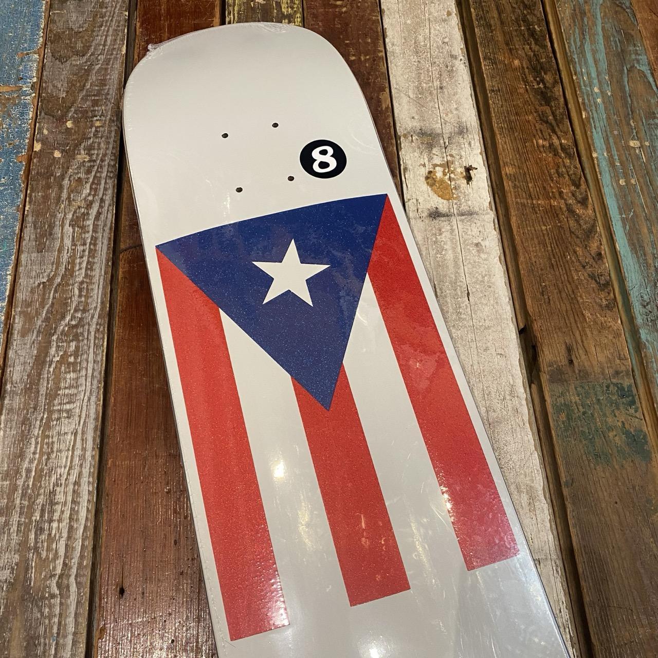 Hardbody Puerto Rican Flag 8.0" Deck