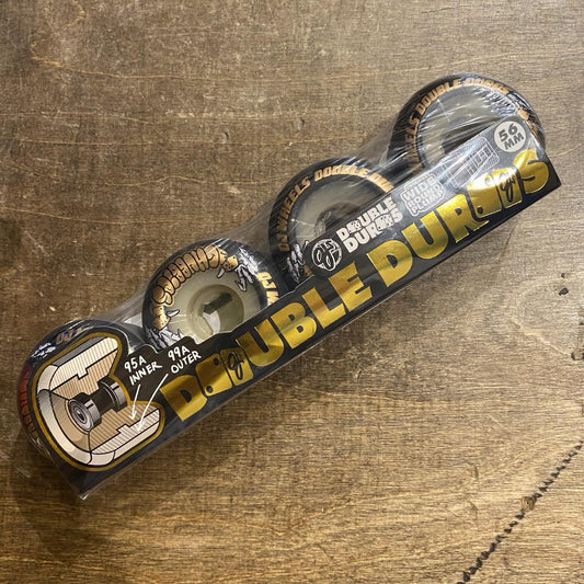 56mm Double Duro Black Gum Chubbies 99a/95a OJ Wheels