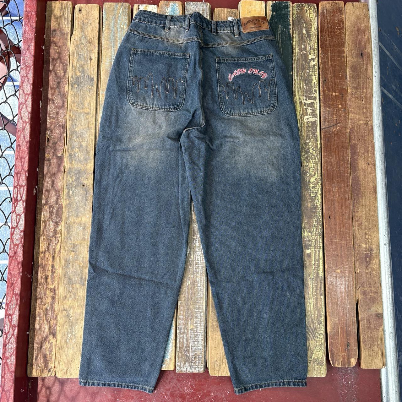 Cash Only Logo Baggy Denim Jeans