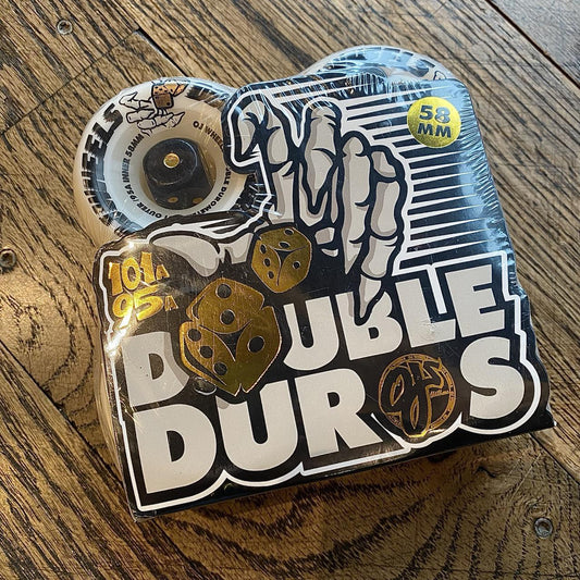 58mm Double Duro White Mini Combo 101a/95a OJ Wheels