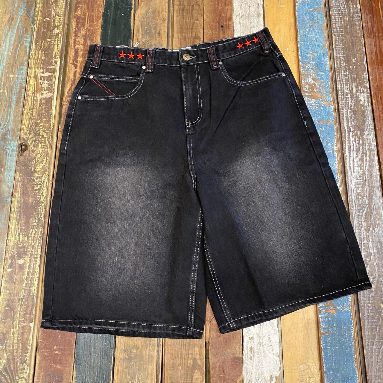 Stars Denim Shorts