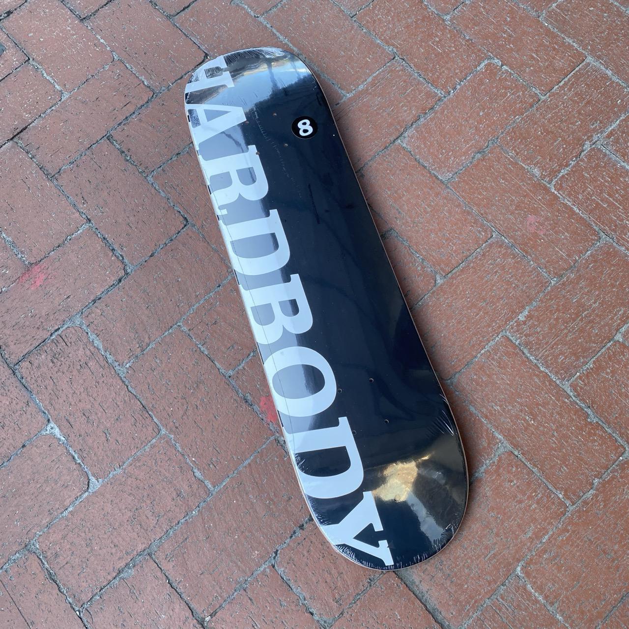Hardbody BLACK/WHITE LOGO Deck