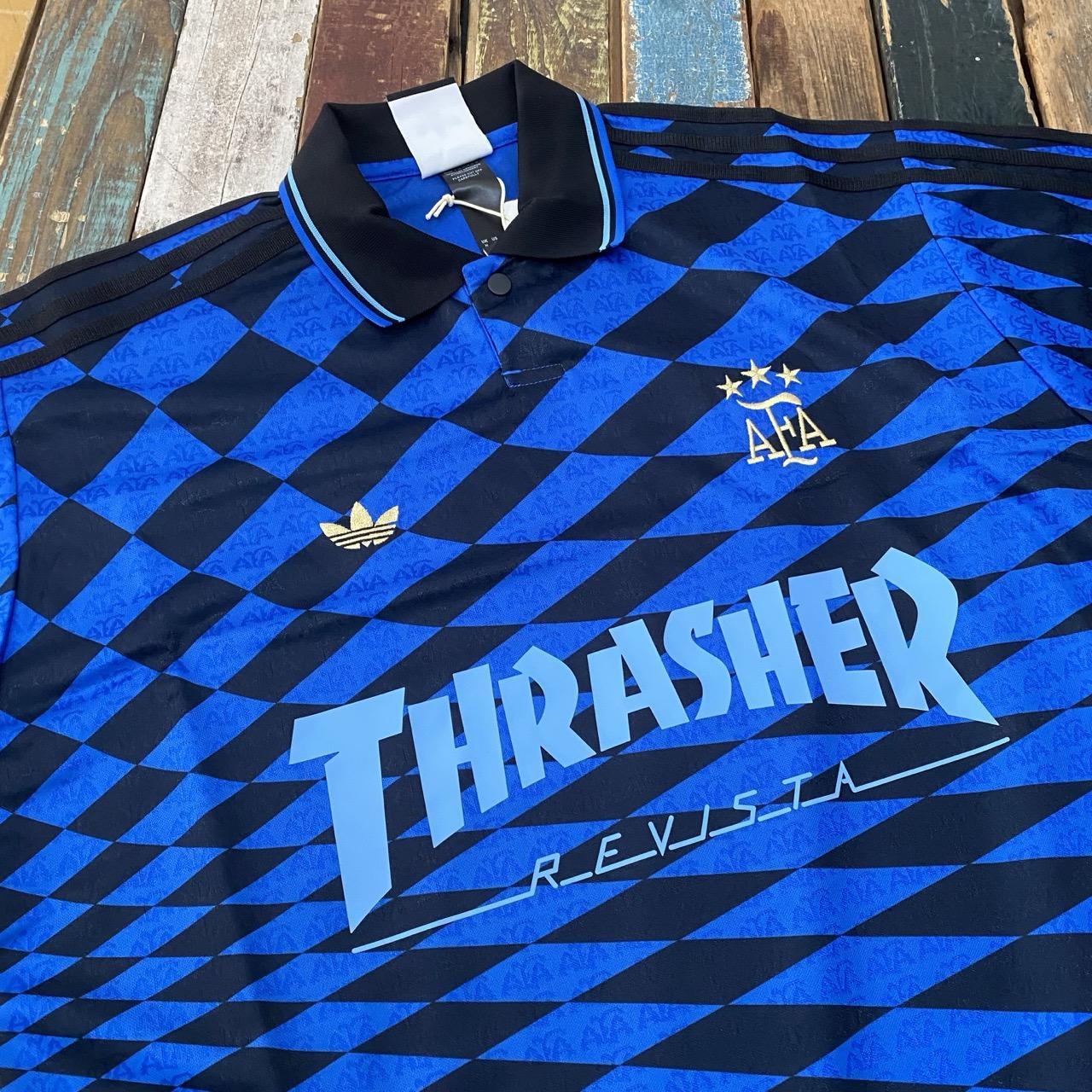 Adidas x Thrasher AFA Jersey Black/Blue