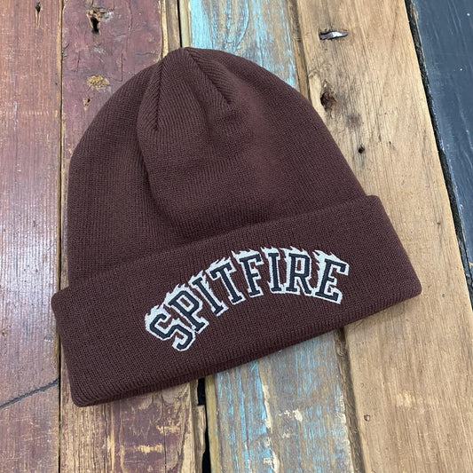 Spitfire Flame Beanie (Dark Red/Black)