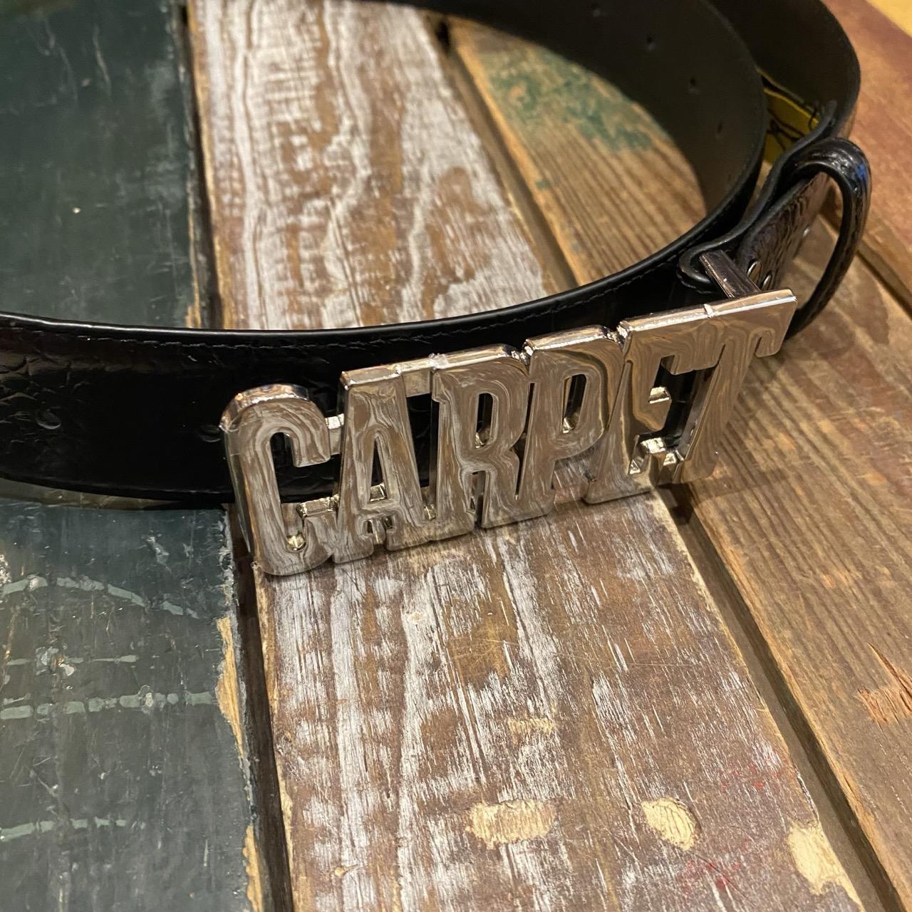 Carpet Crocskin Leather Belt