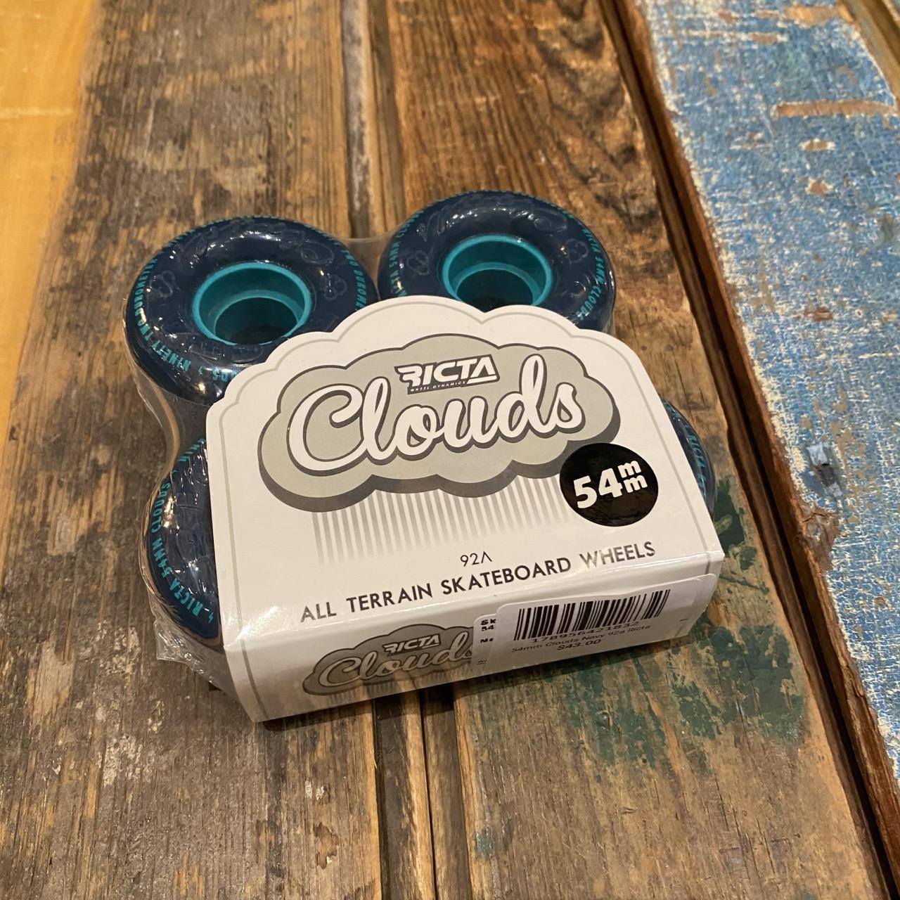 54mm Clouds Navy 92a Ricta Wheels
