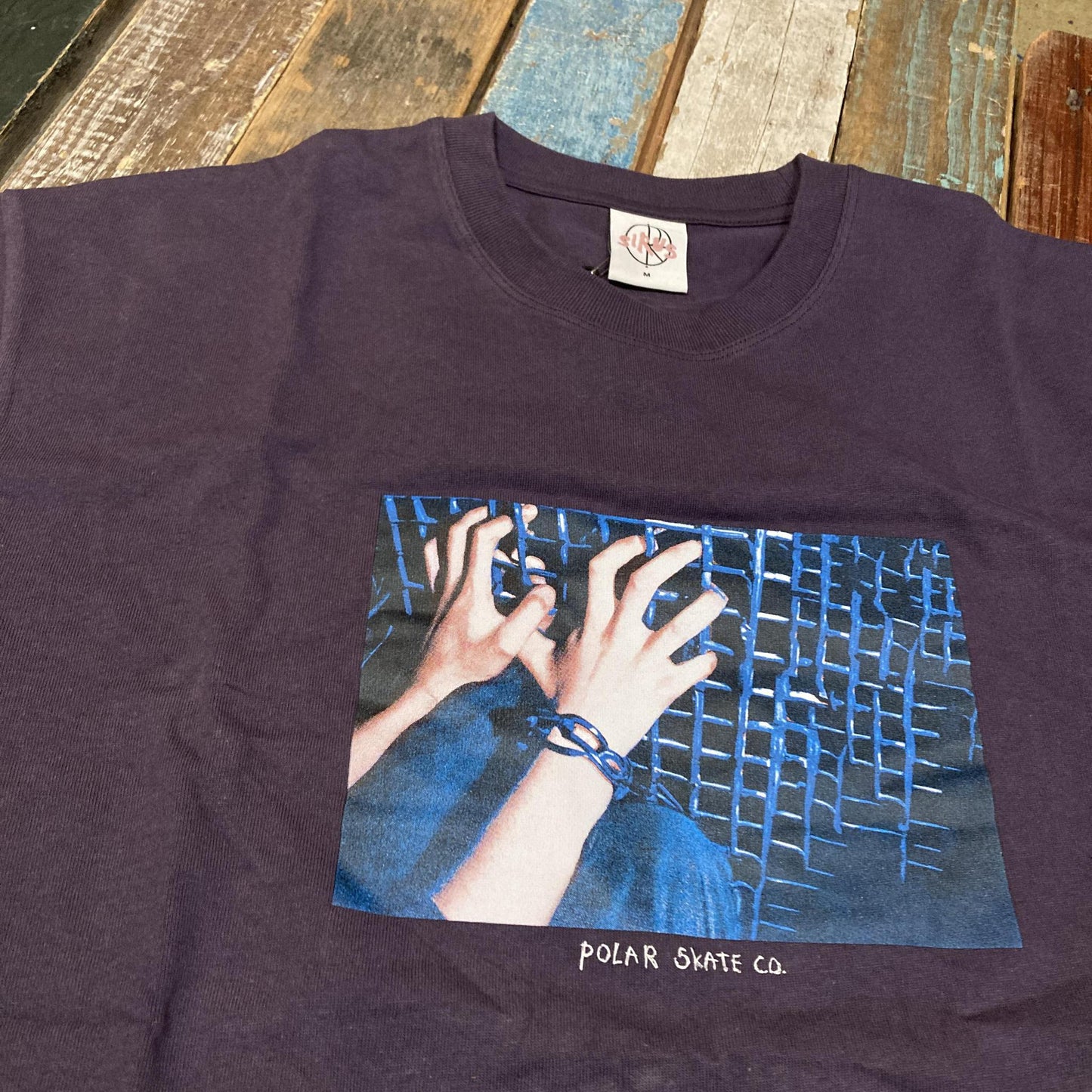 Polar Caged Hands (Dark  Violet) Tee