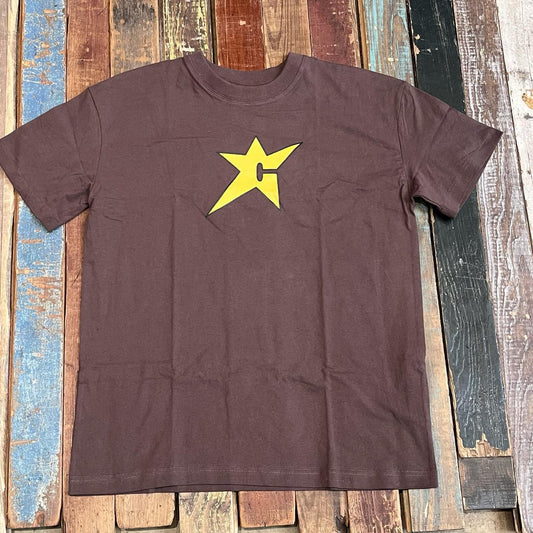 C star Logo Tee Brown