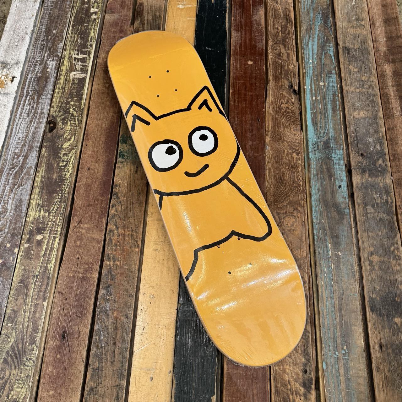 Meow Skateboards Big Cat Deck Yellow - 8.00"