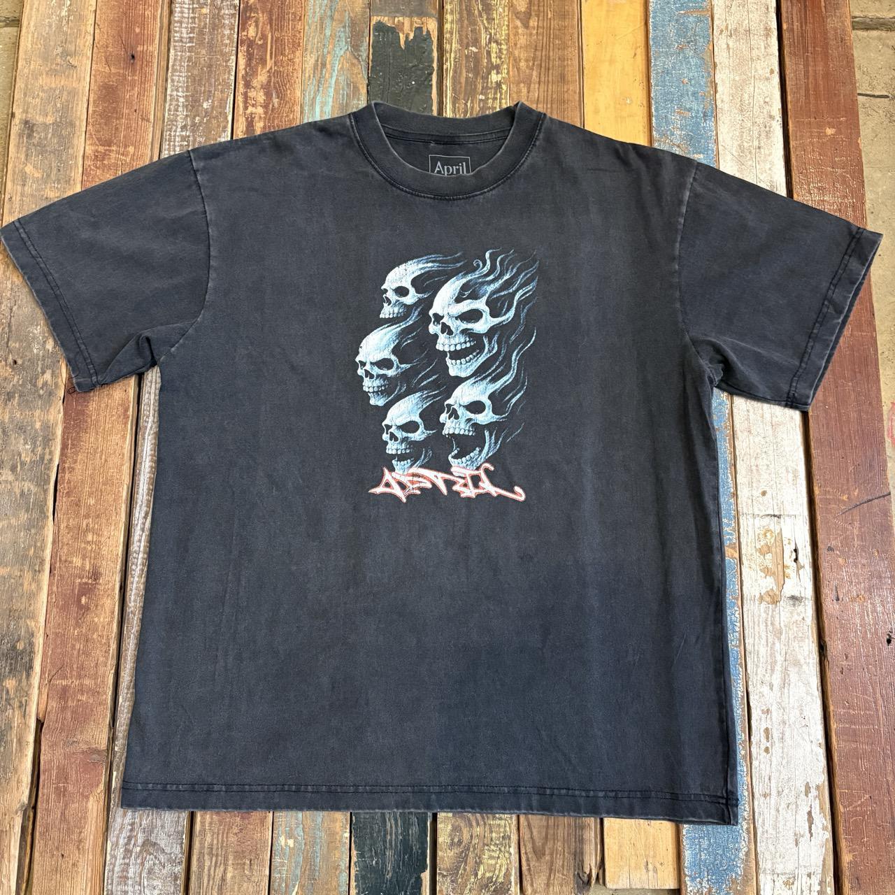 April DEAD Tee - (VINTAGE BLACK)