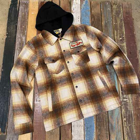 Krooked Double OK Flannel Brown