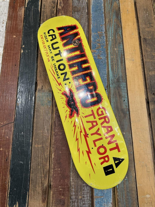 Anti-Hero GRANT Taylor CAUTION 8.38" Deck